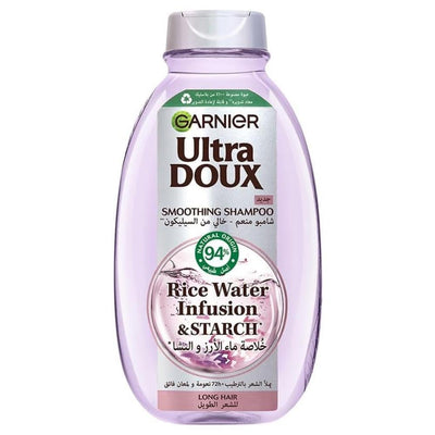 Garnier Ultra Doux Rice Water & Starch Shampoo for Strength and Smoothness – 400ml
